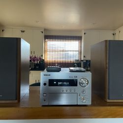 Mini Stereo System (Teac AG-H350/Onkyo Speakers)