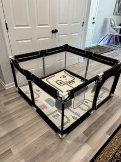 Baby Playpen with Anti-Slip Mat