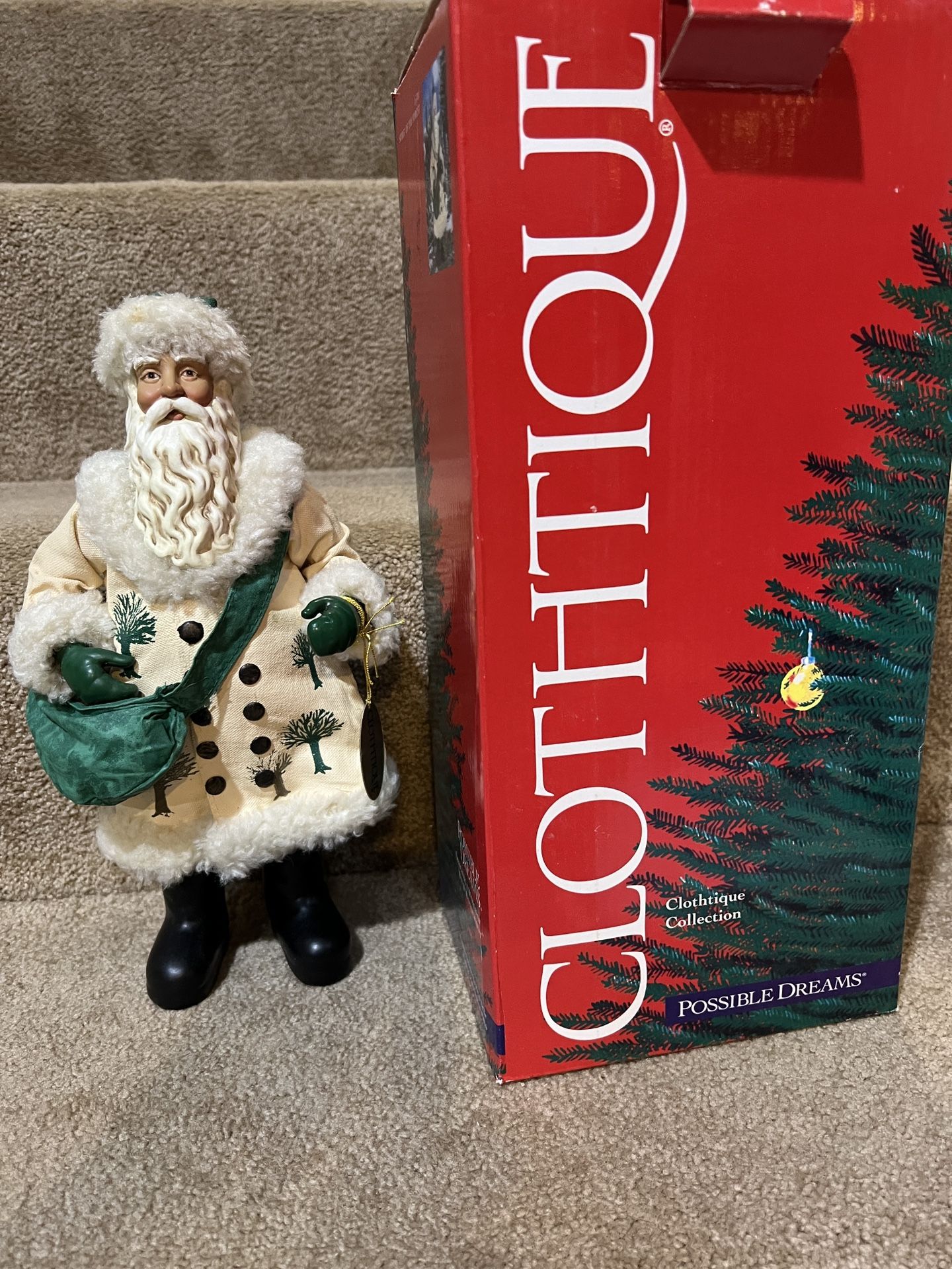 2001 Clothtique Possible Dreams Santa “Spirit of the Forest” # 15701 (2001)