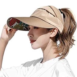 Women’s Multi-coloured sun visor hat for outdoor activities