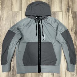 Nike Air Max Full-zip Jacket Hoodie Sportsear Club Medium Gray