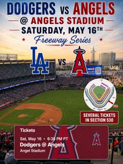 Dodgers Vs Angels tomorrow 5/16
