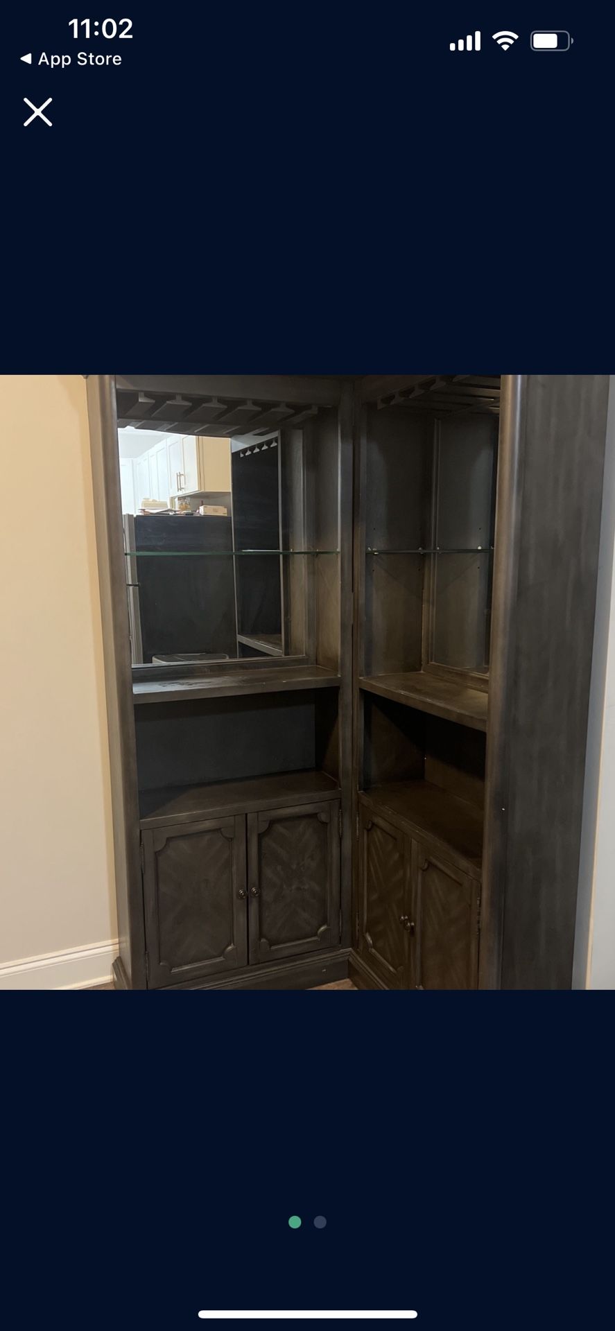 Corner Bar With Cabinets