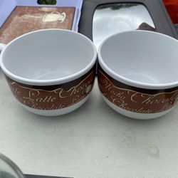 2 Big Coffee Cups 