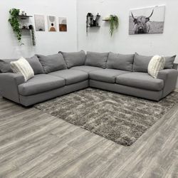 Gray Sectional Couch - Free Delivery
