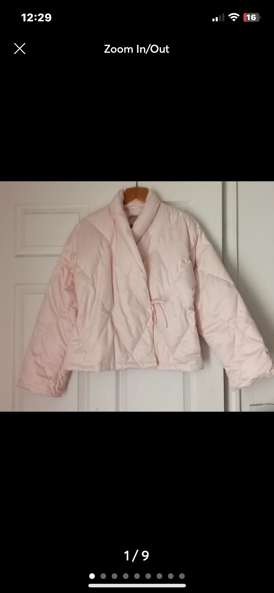 Vtg Pink Goose down Jacket
