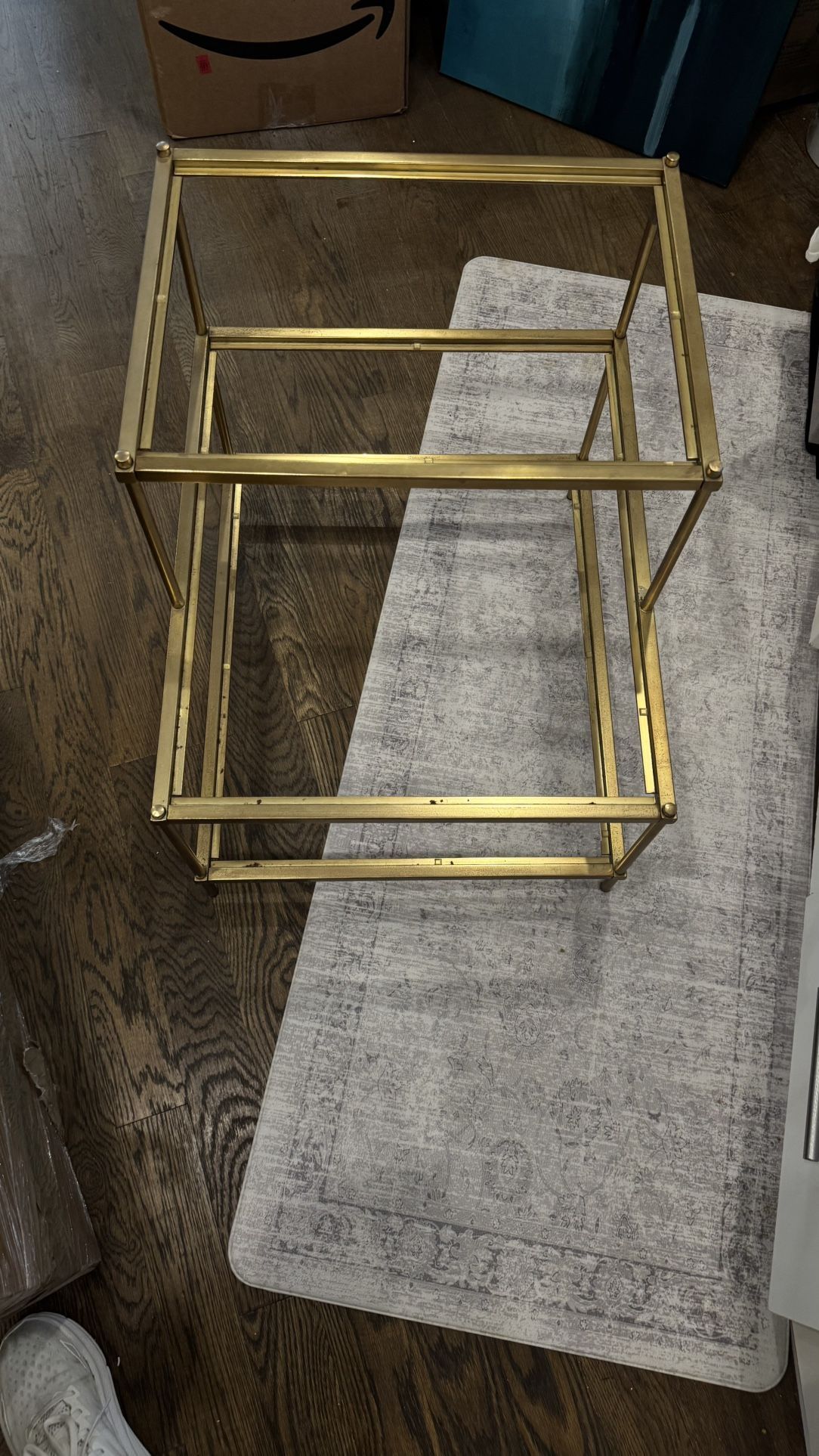 West Elm Terrace Side Table (Frame Only - Without Glass/Mirror)