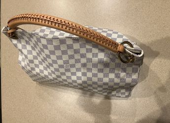 Louis Vuitton Artsy MM Damier Azur Shoulder Handbag