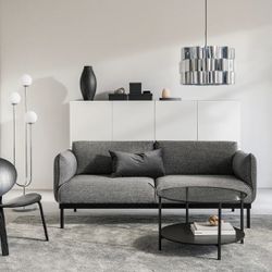 IKEA APPLARYD Sofa/Loveseat, Lejde gray/black (w/Delivery Option)