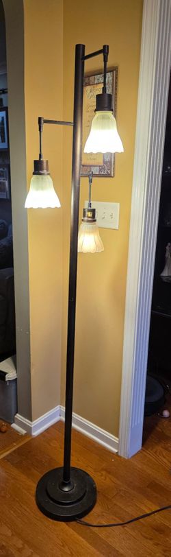 Floor lamp with 3 lights