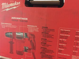 Milwaukee 1-1/8 rotary hammer kit
