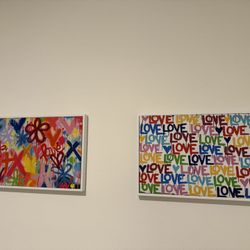 Set of two paintings