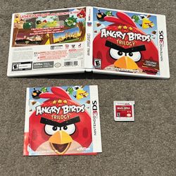 Angry Birds Trilogy (Nintendo 3DS, 2012) CIB Complete w/ Manual