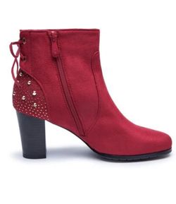 CASALANDER Women's Ankle Boots Low Heeled Booties for Women