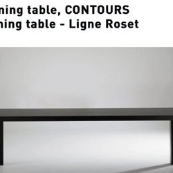 Ligne Roset Contours Dining Table 