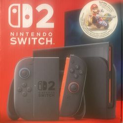 Nintendo Switch 2 With Mario Kart World. Brand New!!