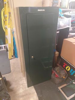 Stack on rife safe metal cabinet