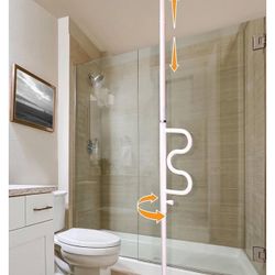 Stander Security Pole W Curve Grab Bar New In Box