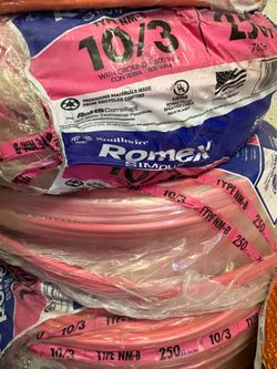 New Romex wire 10/3