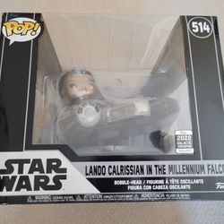 New Funko Pop! Ride Super Deluxe: Star Wars - Lando Calrissian in The Millenium Falcon 514