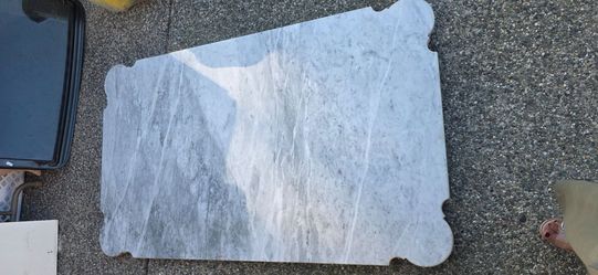 Very heavy  Marble table with out  the base
