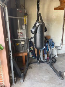 Weight Bench & Punching Bag