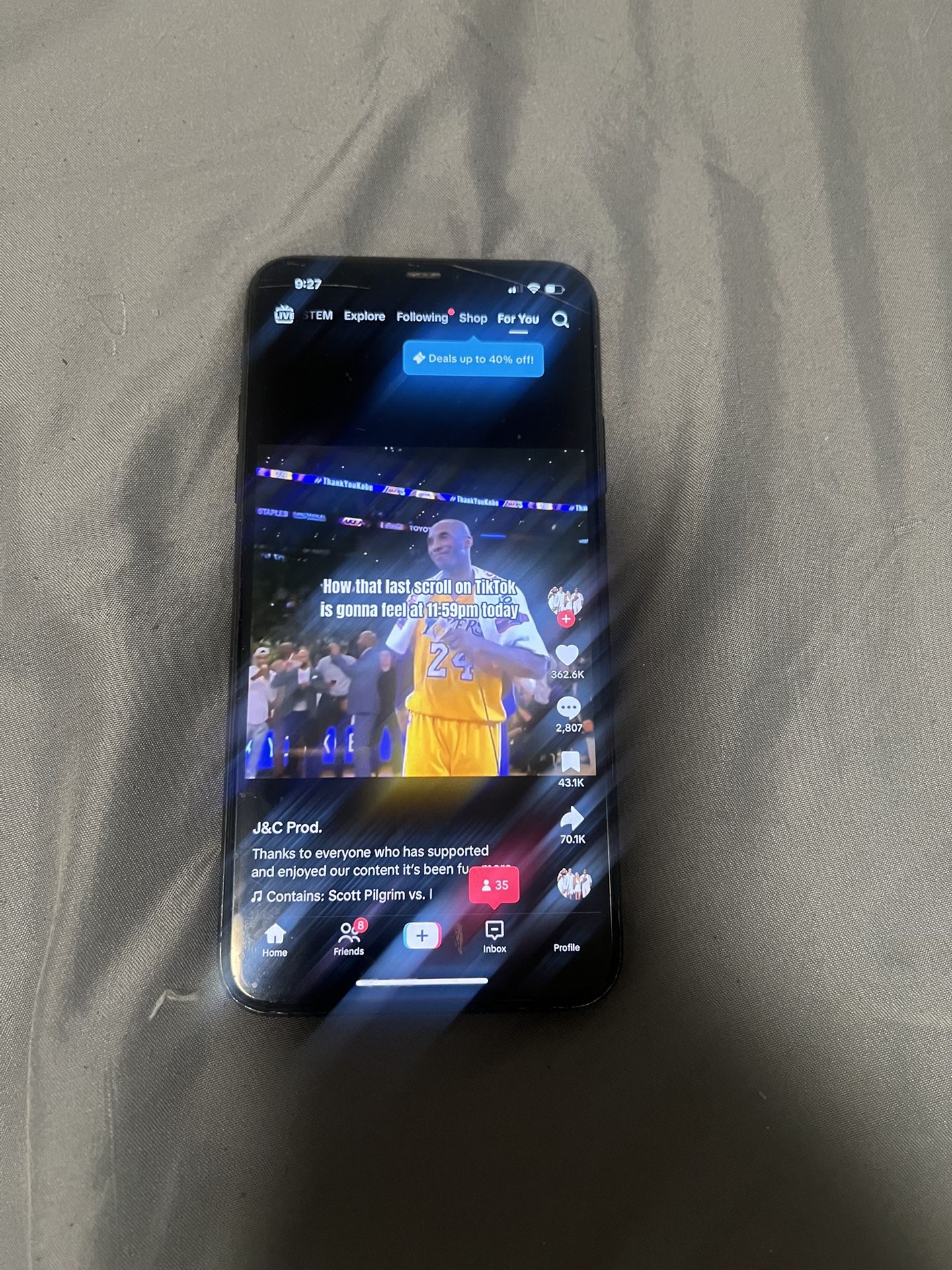 Used I Phone 11 Pro Max  With TikTok Installed T-Mobile Phone