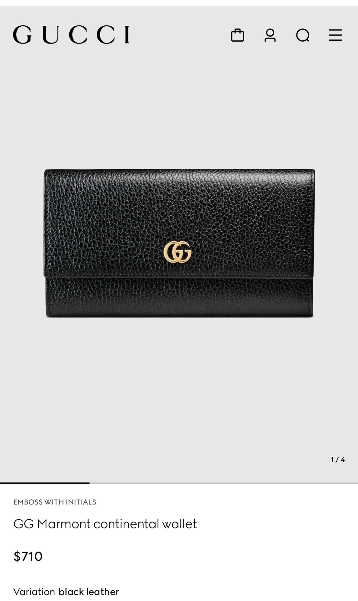 Gucci Marmont wallet