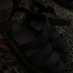Platform Dr. Marten Strap Sandals 