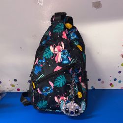 Disney Stitch, Crossbody Backpack NEW