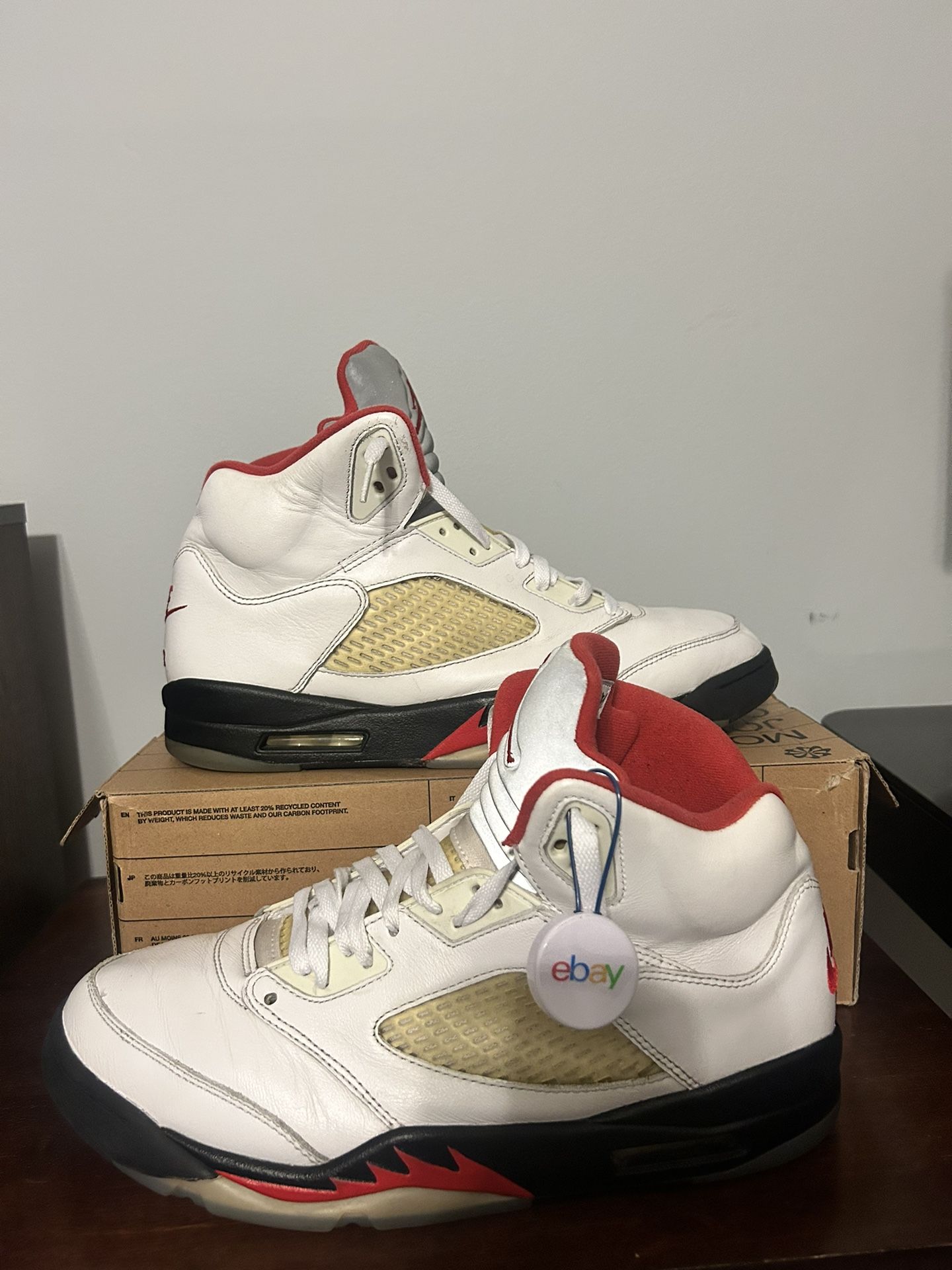 Jordan 5 fire red (accepting offers)