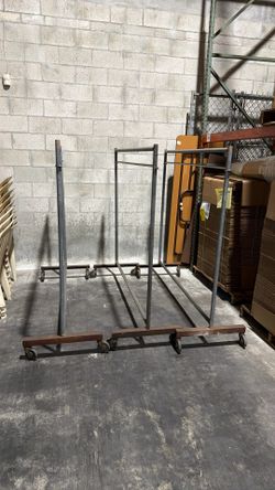 Metal rolling racks