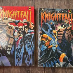 Batman Knightfall Vol 1 & 2 TPB Set (Broken Bat + Who Rules the Night)