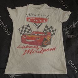 Women’s Disney Cars short-sleeve graphic T-shirt in White, size XXS