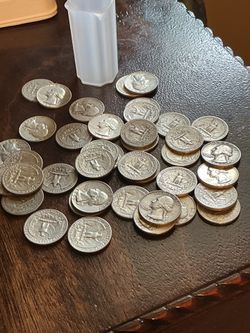 90% Silver Quarters , roll of 40, $10 face value