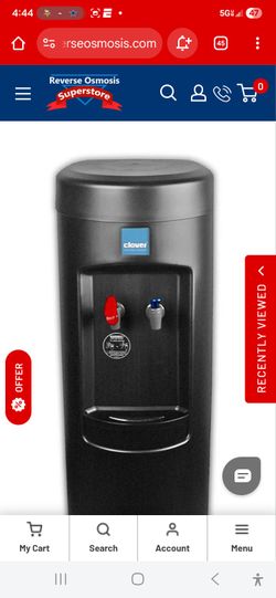 Clover Water 💧 Cooler With Hot At Tap