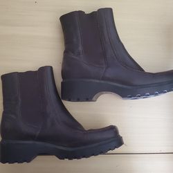Brown Leather Boots 6.5 M