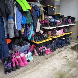 Snow Pants And Boots 