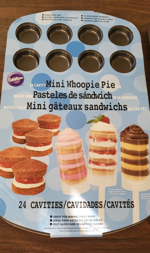 2 Wilton Mini Whoopie Pie Pans