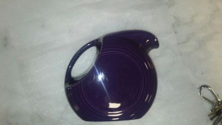 Purple Fiestaware large disc pitcher