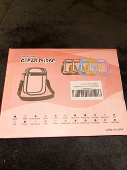 USPECLARE Small Clear Crossbody Purse