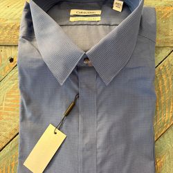 Calvin Klein men’s dress shirt non iron slim fit XL 17 34/35 new with tags