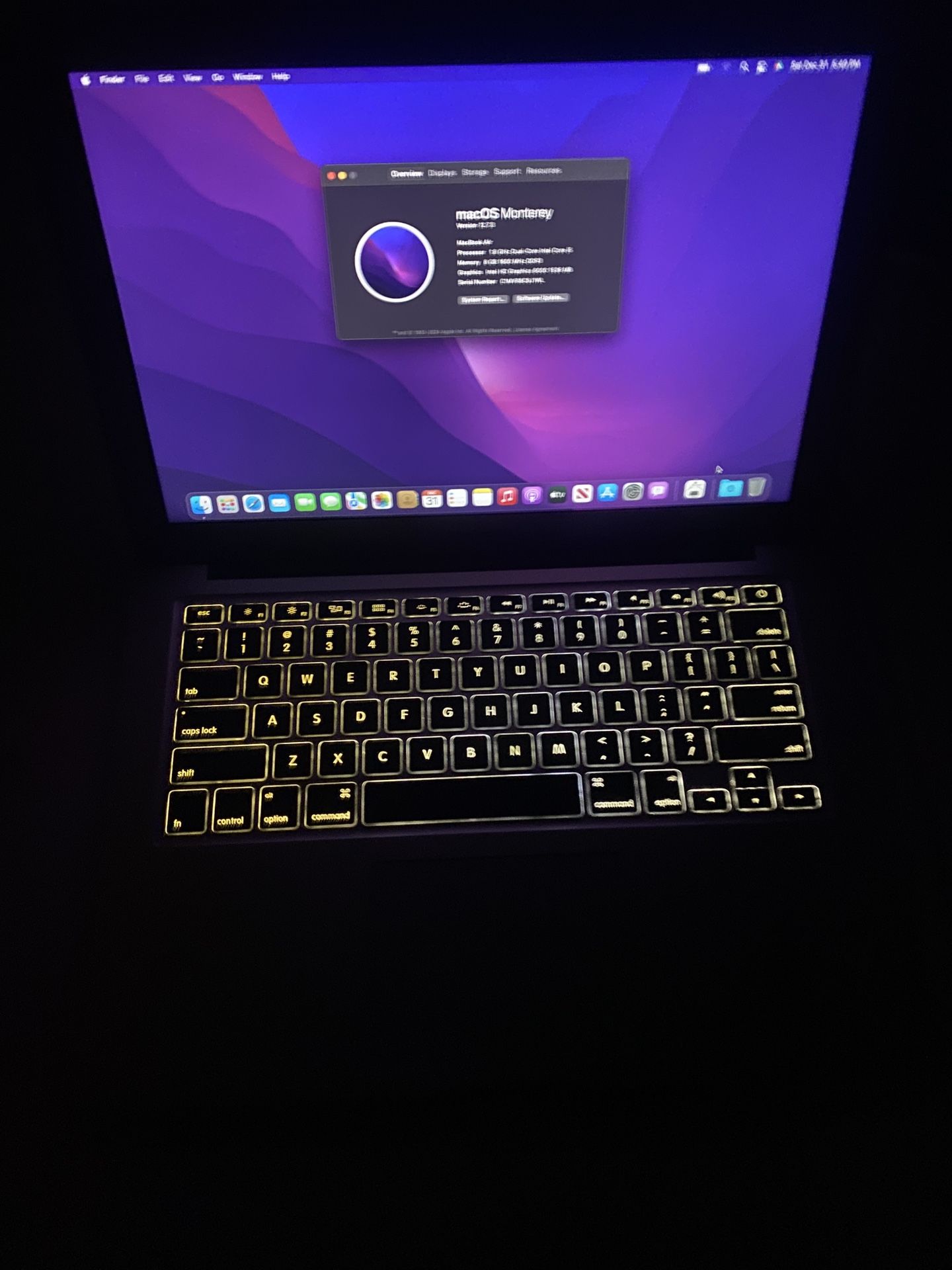 Apple MacBook Air 2017 250G SSD 8G Ram