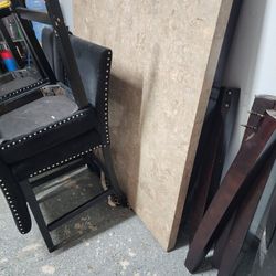 Marble Table And Chairs
