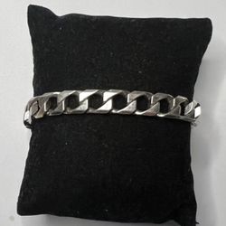 925 Sterling silver Cuban Link Men’s bracelet Size 8.5