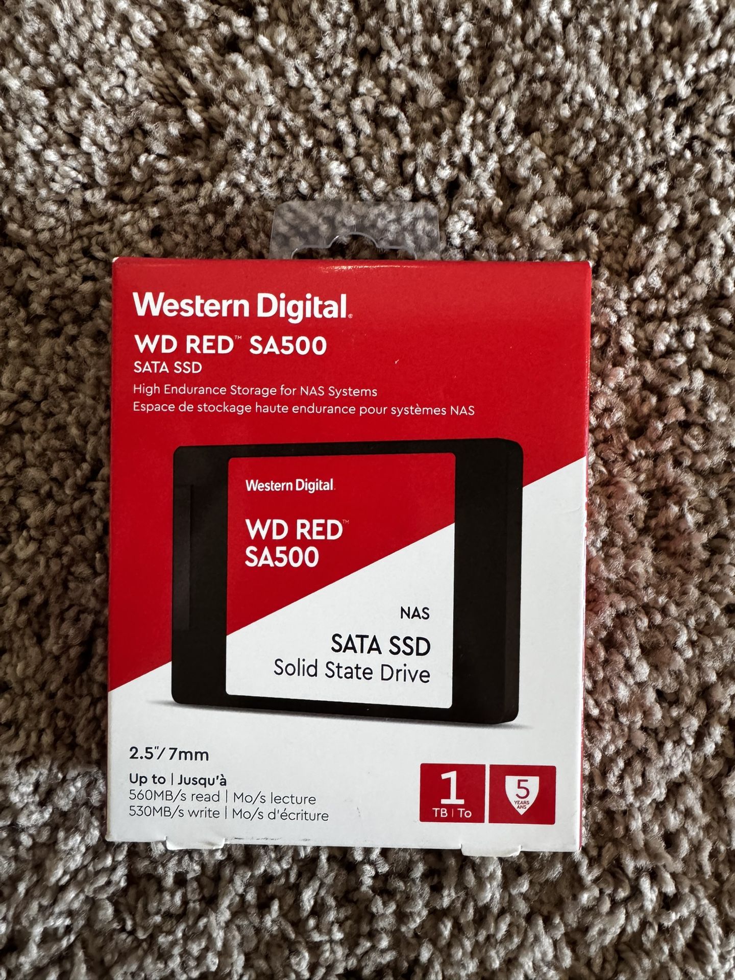Western Digital 1TB 2.5"