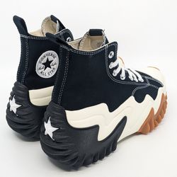 Converse Run Star Motion CX Platform High Top Black Womens Size 7.5 New Sneakers