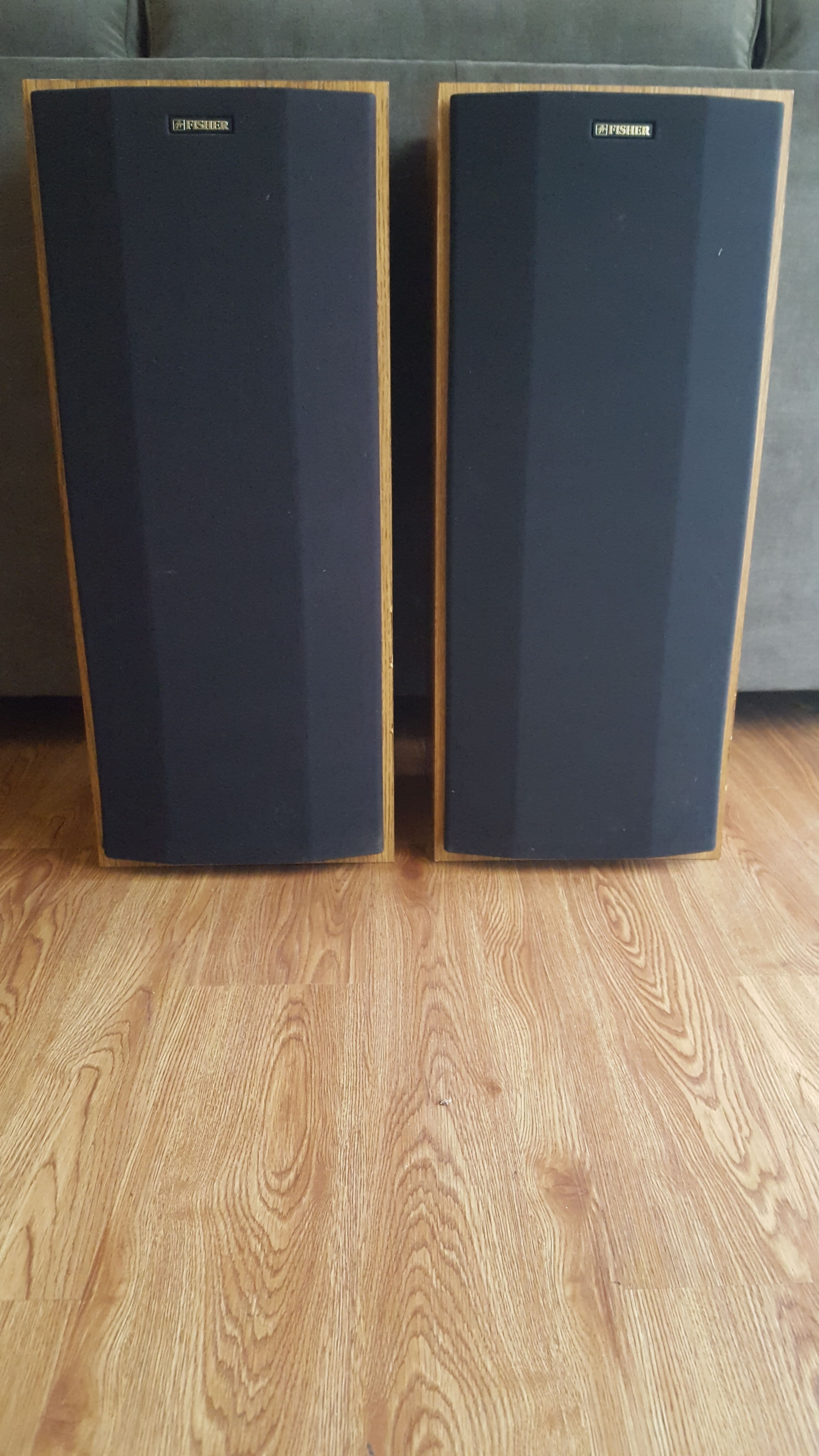 Fisher floor best sale speakers