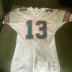 Signed Dan Marino Miami Dolphins Jersey