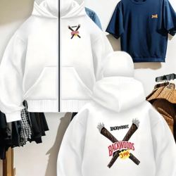 Backwoods Zip-Up Hoodie (Front & Back Graphic)